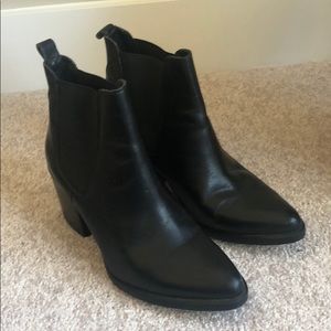 Women’s black booties